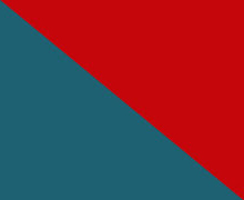 900 x 800 x 4mm- Metallic juicy red/totally teal